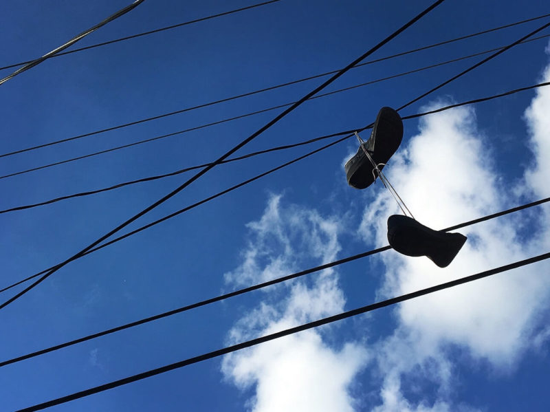 Shoes on Wires, Santa Fe, NM